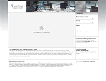 Tablet Screenshot of leadingonlinemeetingplanner.com